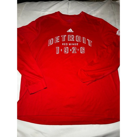 adidas Other - Adidas Detroit Red Wings Long Sleeve Shirt Women's XL NHL Fan Gear Hockey